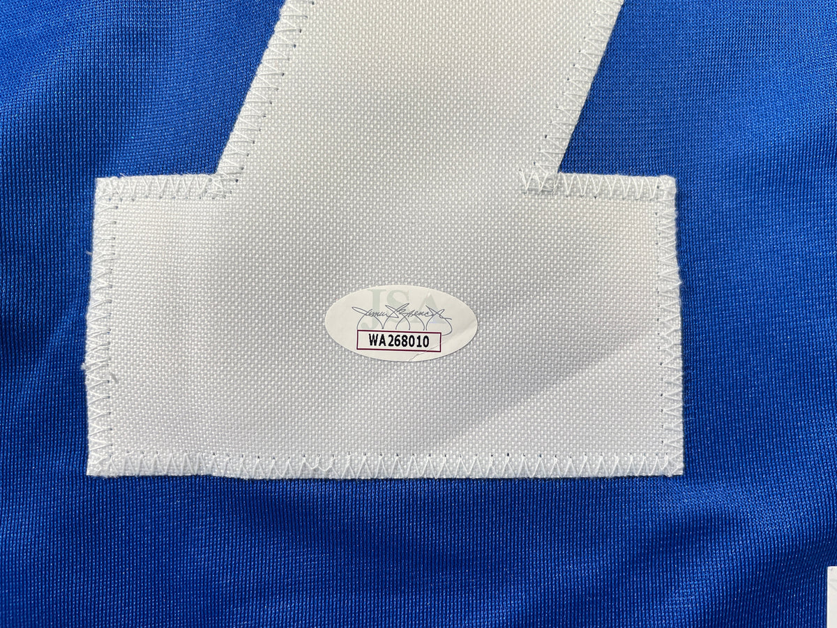 BOB LILLY DALLAS COWBOYS SIGNED Rookie Year JERSEY w/HOF80 TCU JSA
