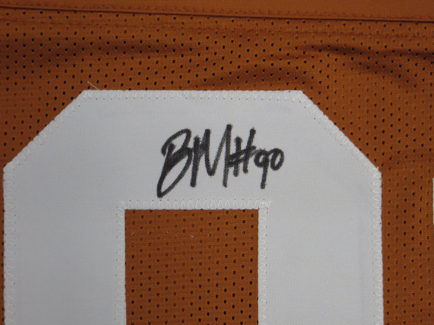 BYRON MURPHY II TEXAS LONGHORNS SIGNED JERSEY BAS COA