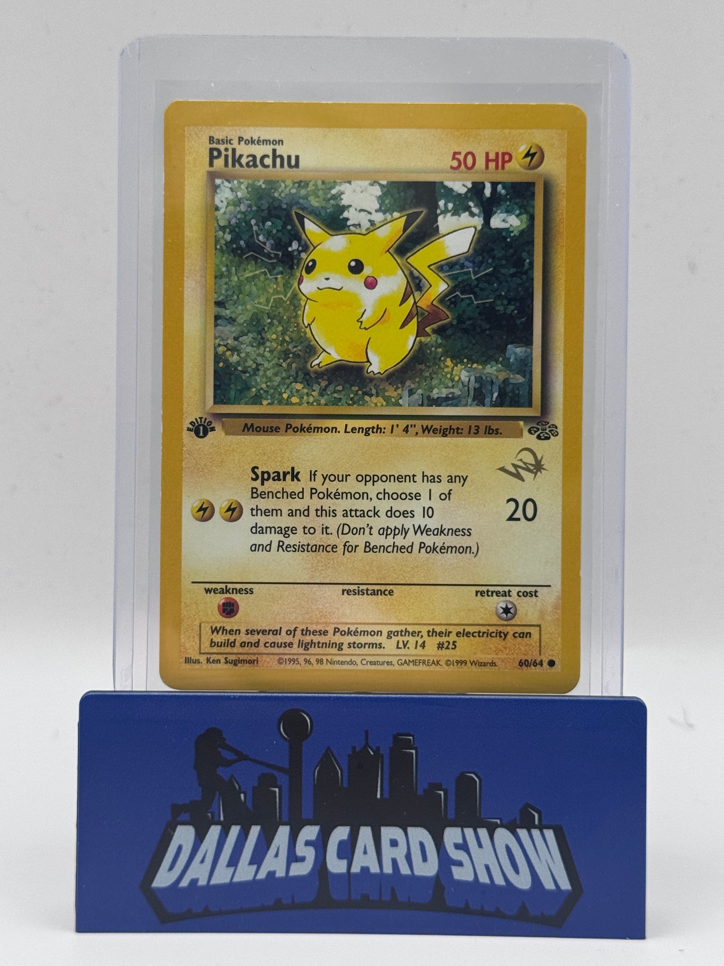 1999 Pokemon - Pikachu (W Stamped) - 60/64 WOTC Promos LP