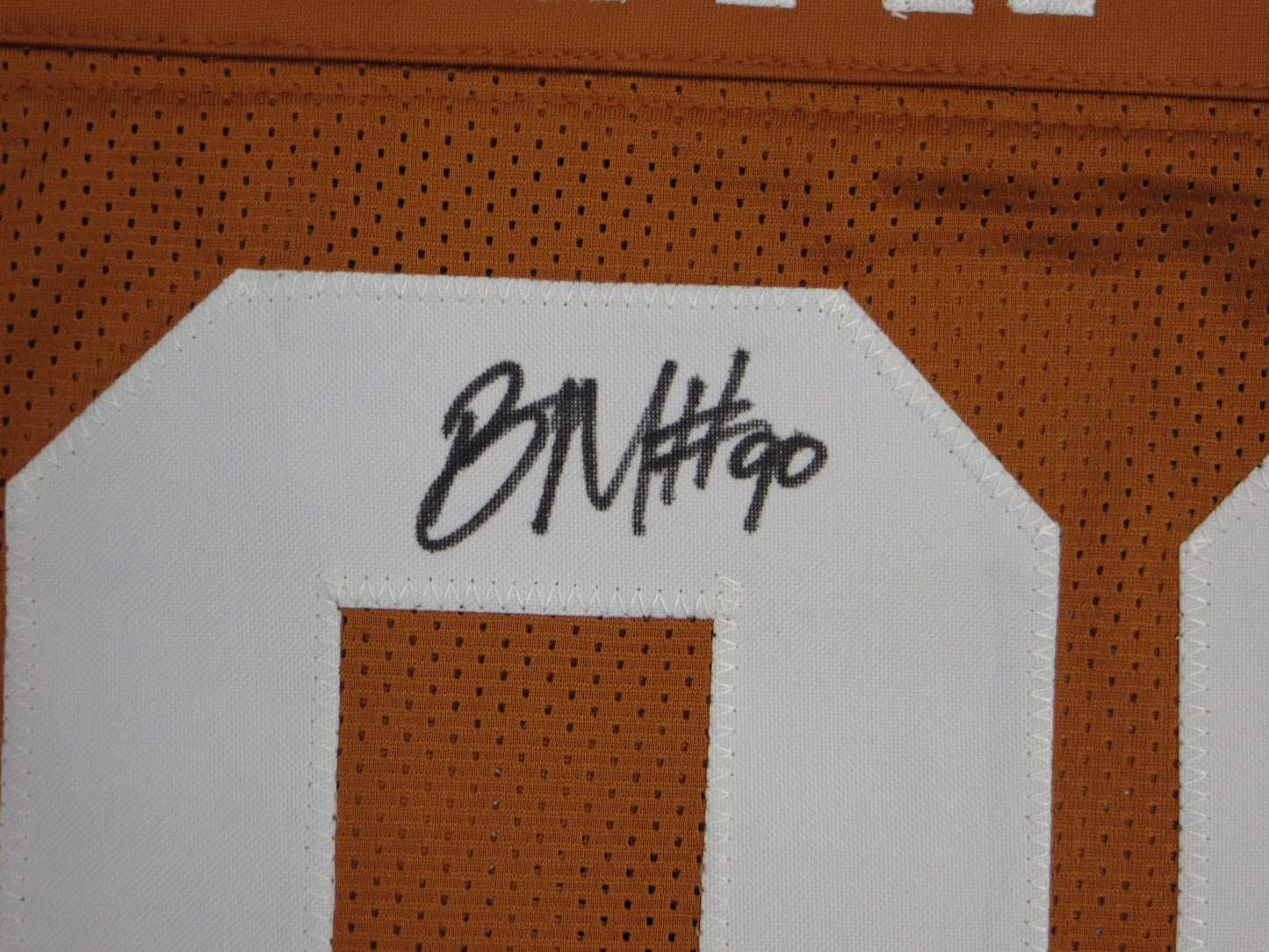 BYRON MURPHY II TEXAS LONGHORNS SIGNED JERSEY BAS COA
