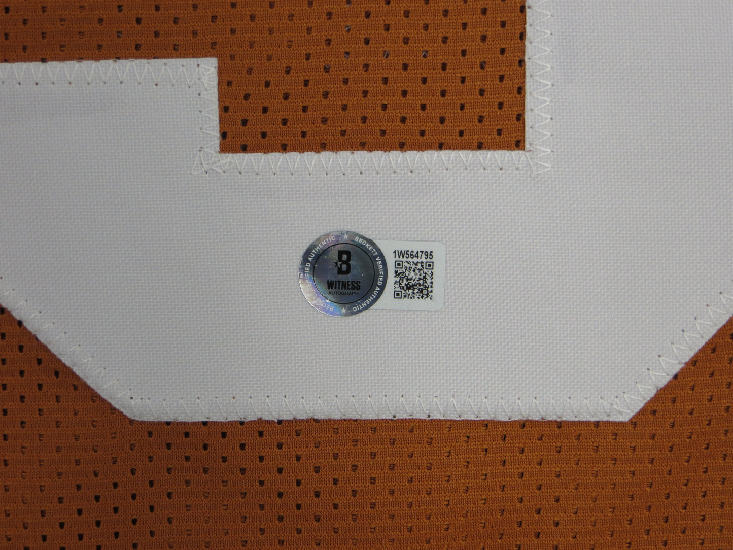 BYRON MURPHY II TEXAS LONGHORNS SIGNED JERSEY BAS COA