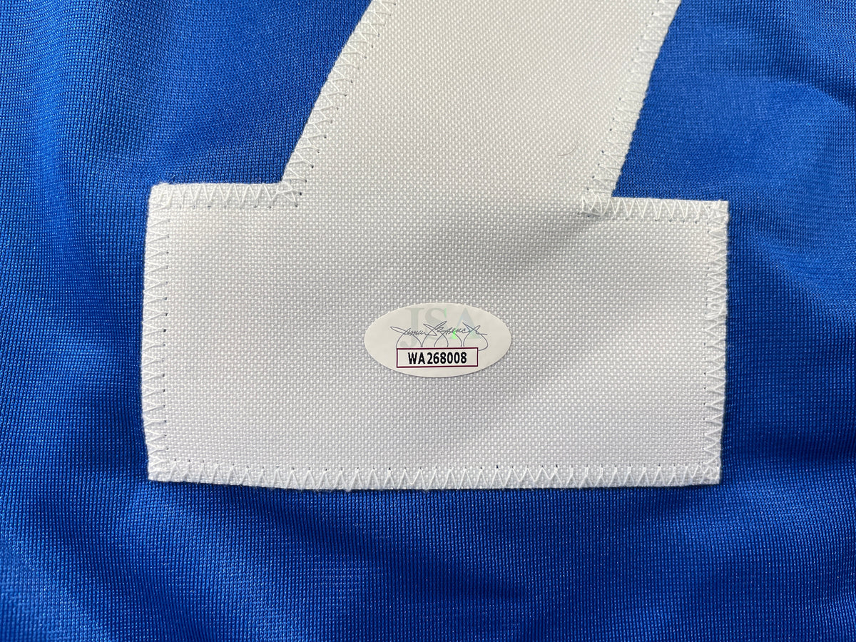 BOB LILLY DALLAS COWBOYS SIGNED Rookie Year JERSEY w/HOF80 TCU JSA