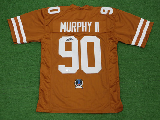 BYRON MURPHY II TEXAS LONGHORNS SIGNED JERSEY BAS COA