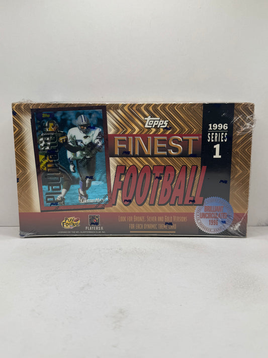 1996 Topps Finest NFL Football Series 1 Factory Sealed Hobby Box