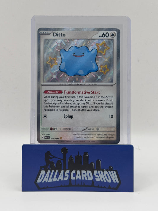 2024 Pokemon - Ditto (Shiny) - 201/091 Paldean Fates NM