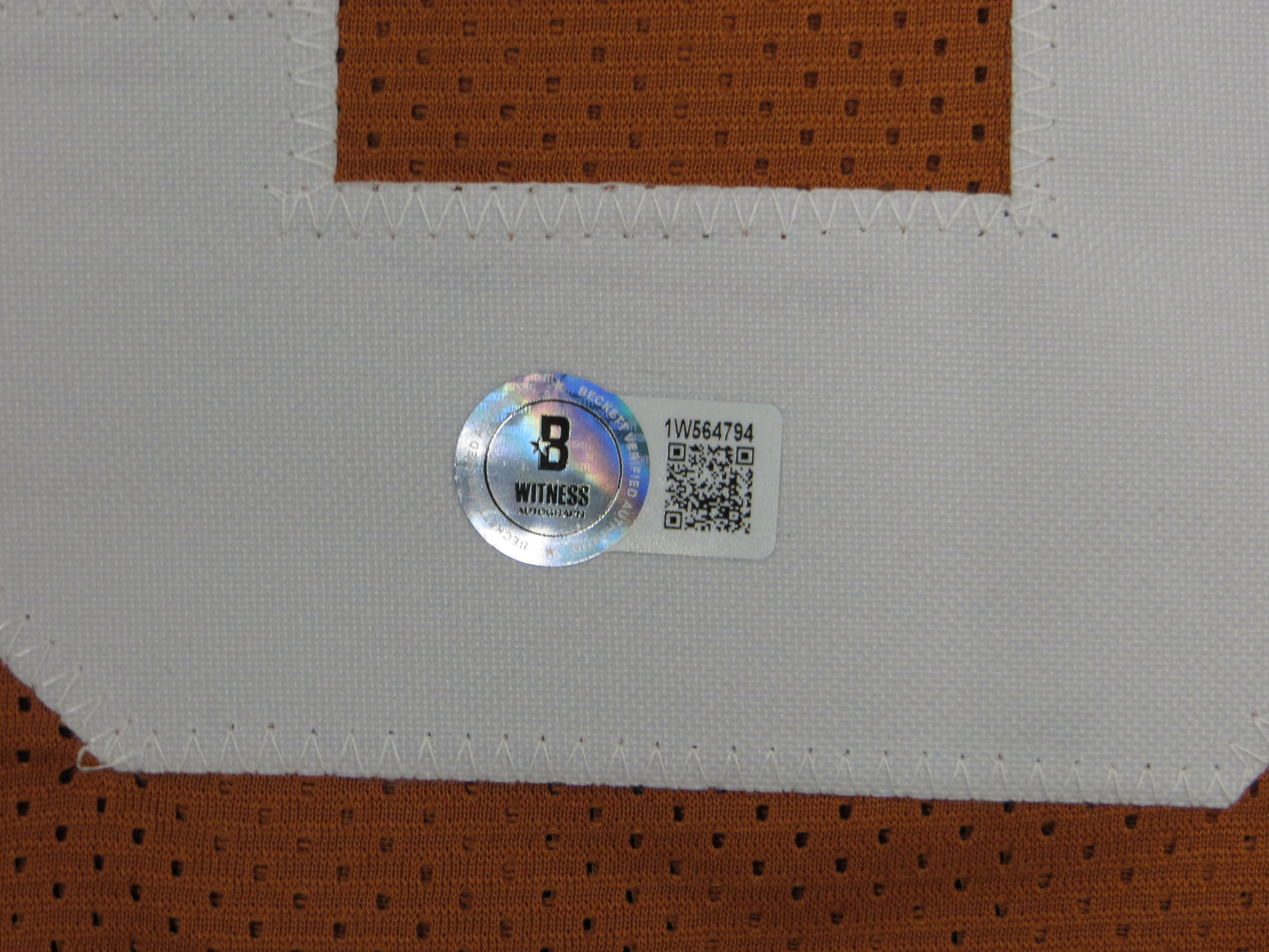 BYRON MURPHY II TEXAS LONGHORNS SIGNED JERSEY BAS COA