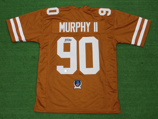 BYRON MURPHY II TEXAS LONGHORNS SIGNED JERSEY BAS COA