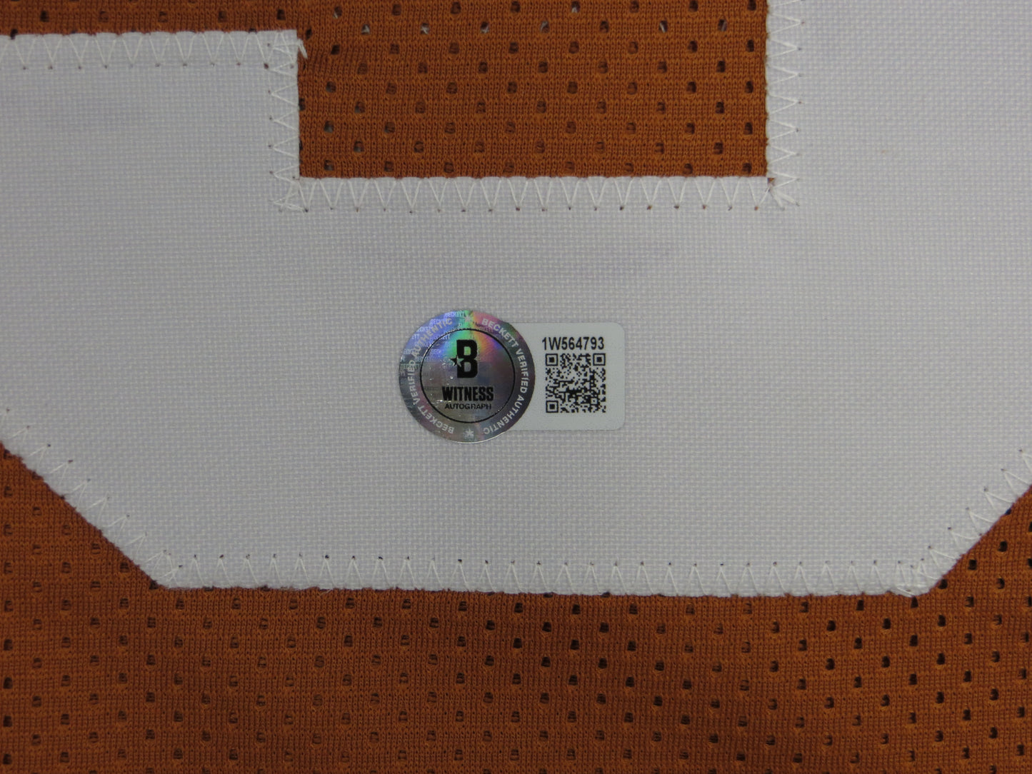 BYRON MURPHY II TEXAS LONGHORNS SIGNED JERSEY BAS COA