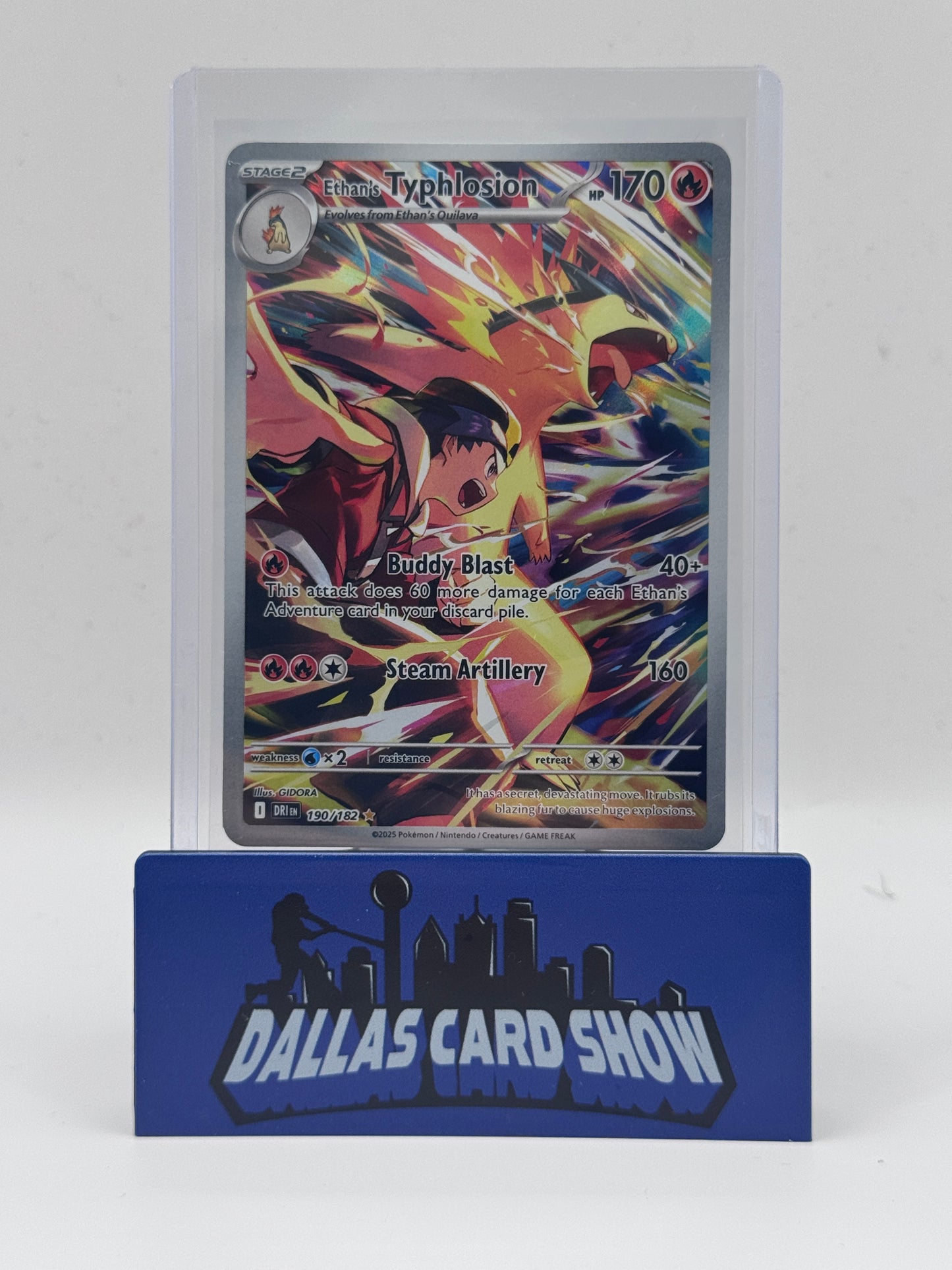 2025 Pokemon - Ethan's Typhlosion (Illustration Rare) - 190/182 Destined Rivals NM