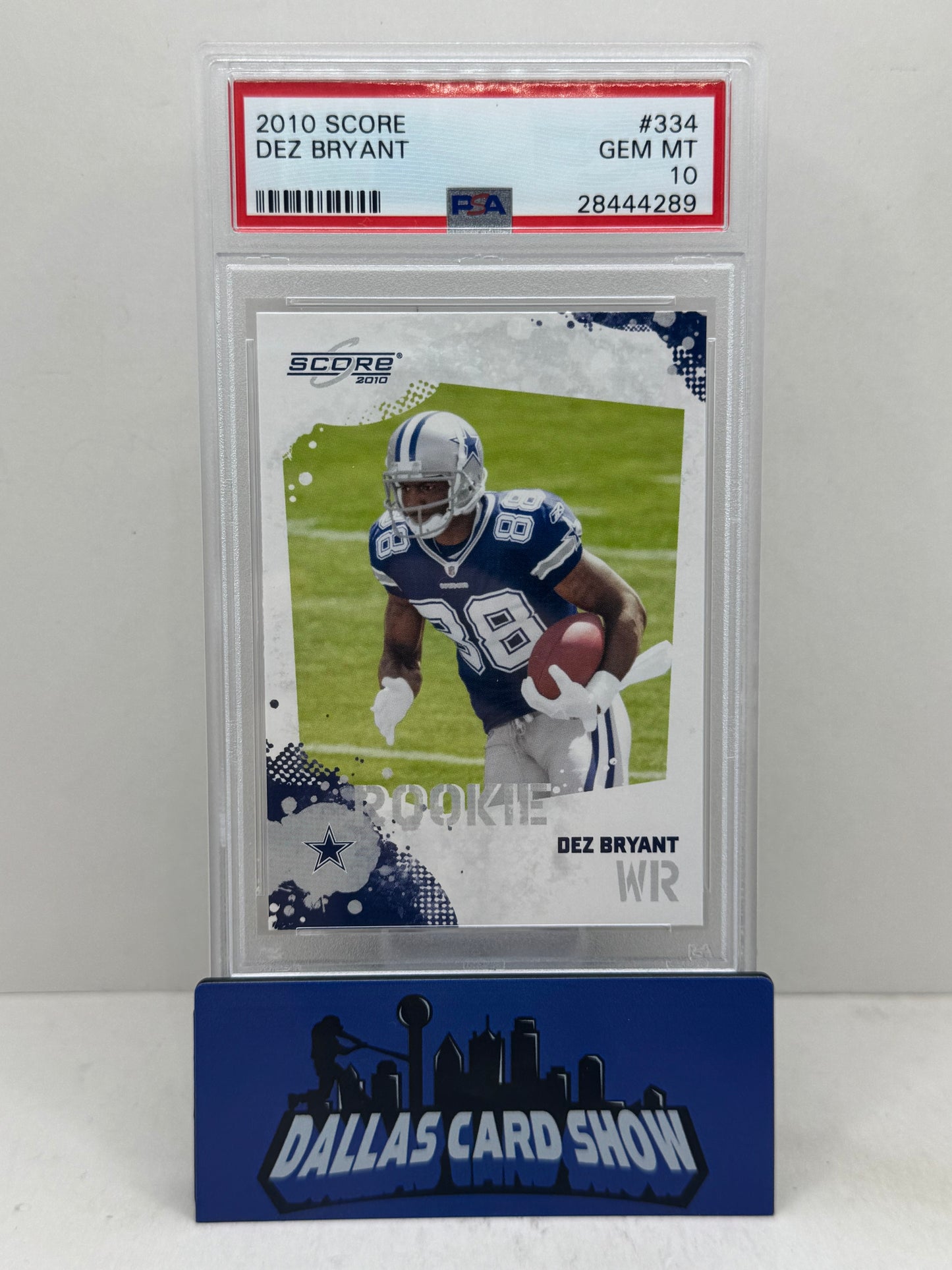 2010 Score #334 Dez Bryant Rookie RC PSA 10