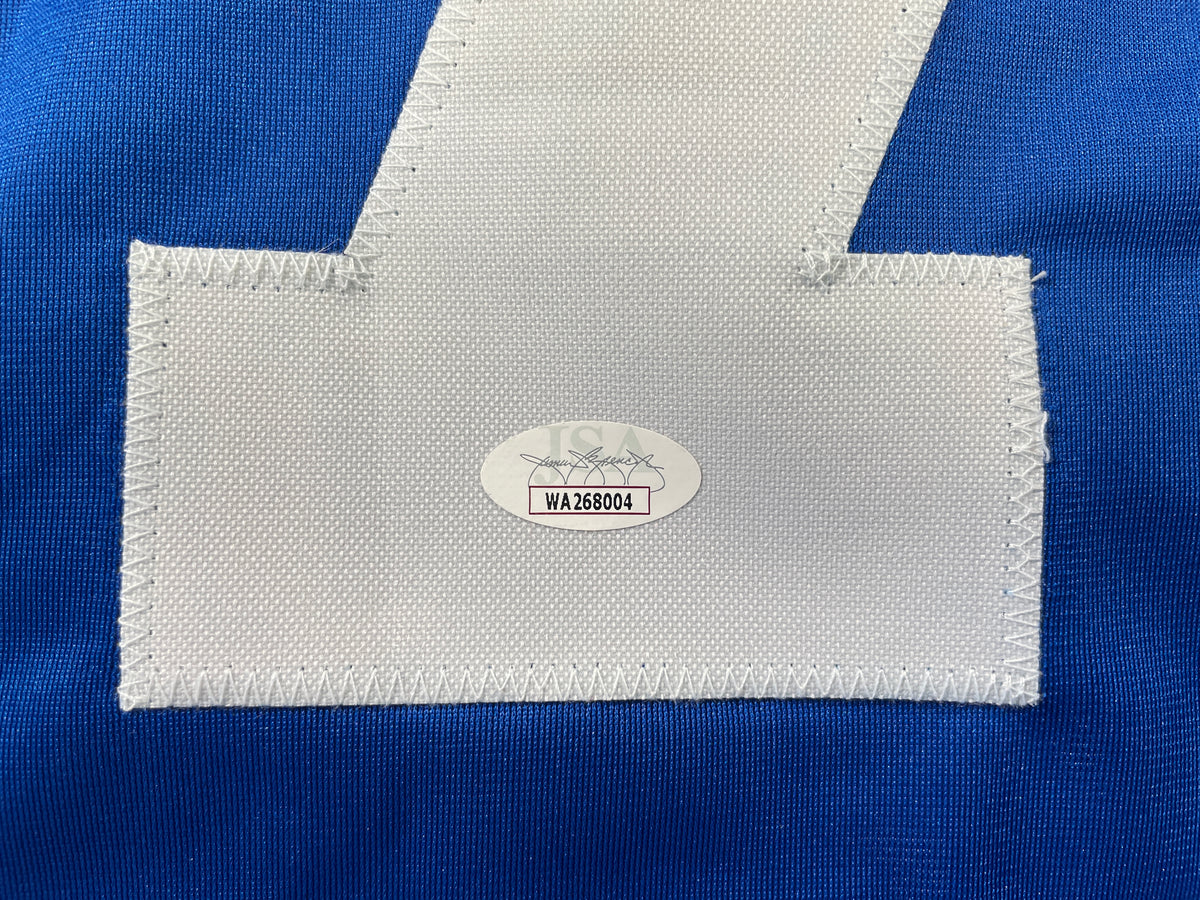 BOB LILLY DALLAS COWBOYS SIGNED Rookie Year JERSEY w/HOF80 TCU JSA