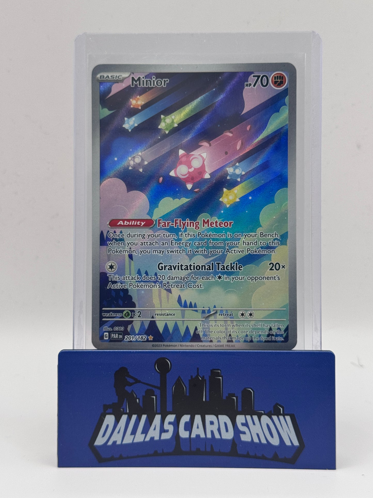 2023 Pokemon - Minior (Illustration Rare) - 201/182 Paradox Rift NM