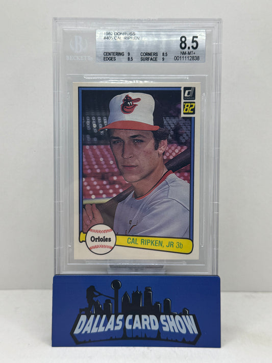 1982 Donruss #405 Cal Ripken Jr. Rookie RC BGS 8.5