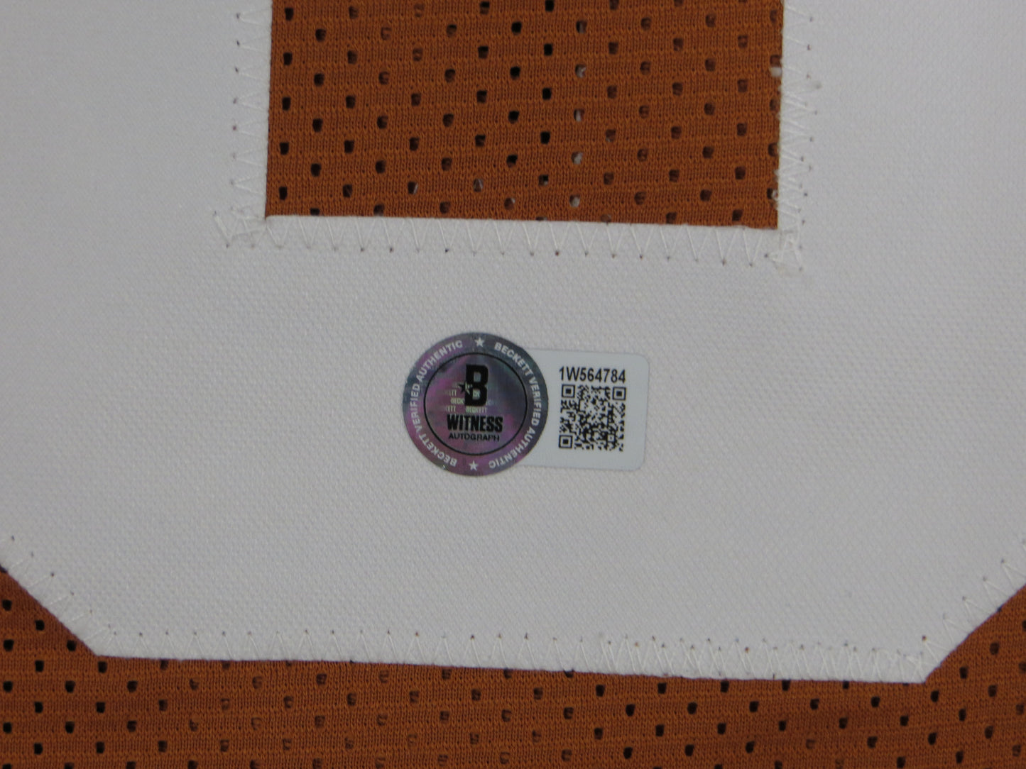 Ja'Tavion Sanders TEXAS LONGHORNS SIGNED JERSEY BAS COA