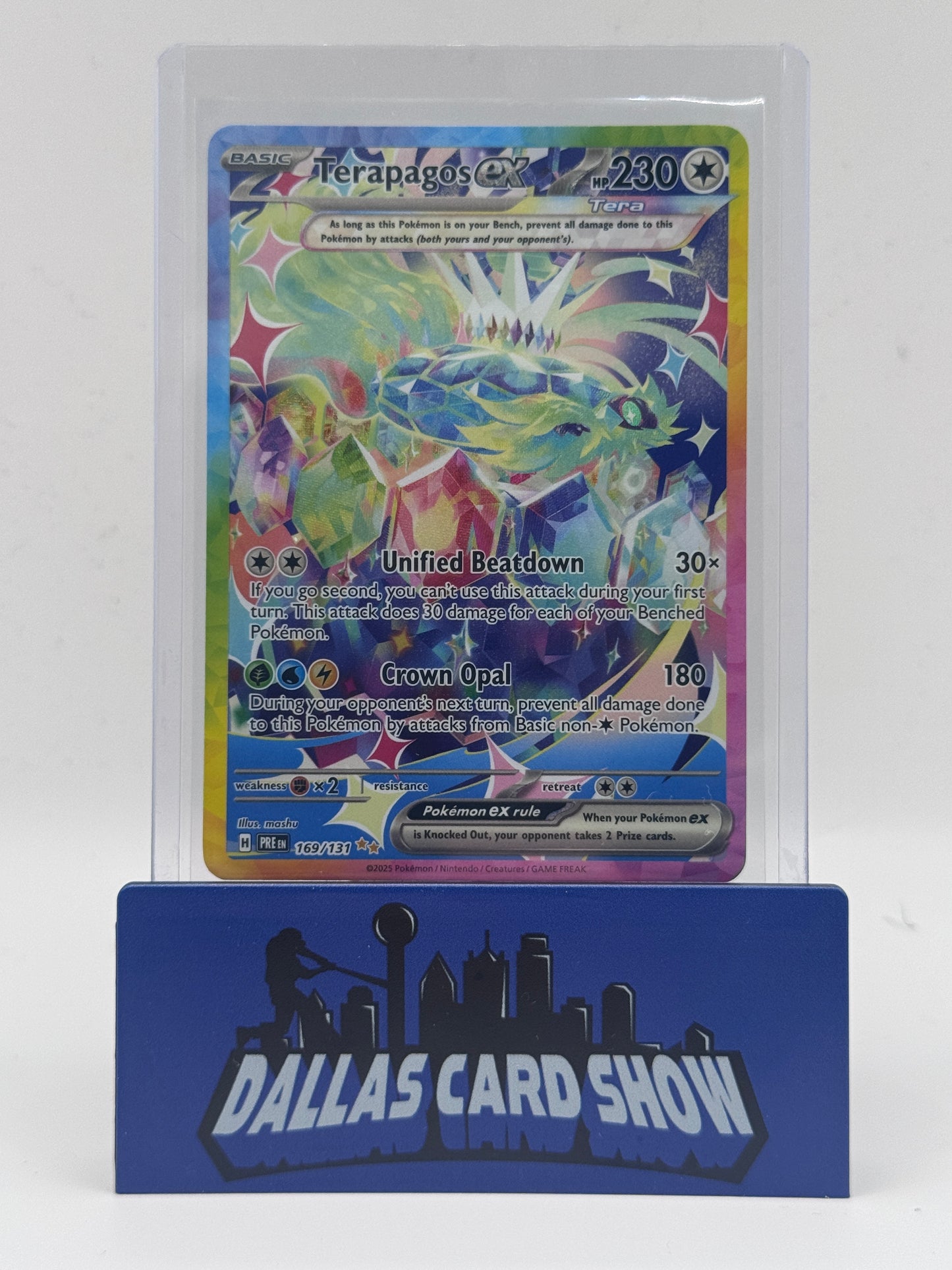 2025 Pokemon - Terapagos ex (SIR) - 169/131 Prismatic Evolutions NM