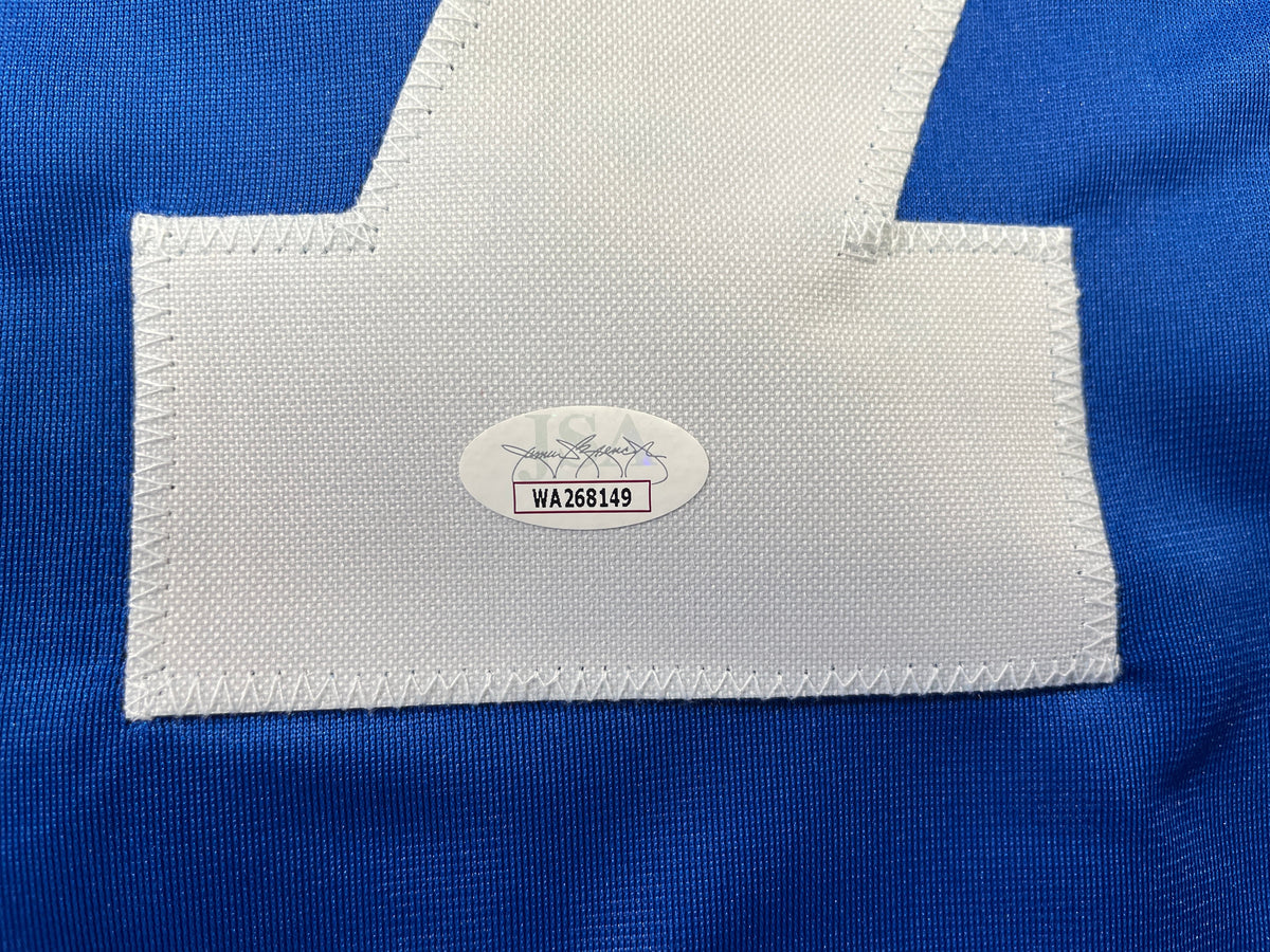 BOB LILLY DALLAS COWBOYS SIGNED Rookie Year JERSEY w/HOF80 TCU JSA