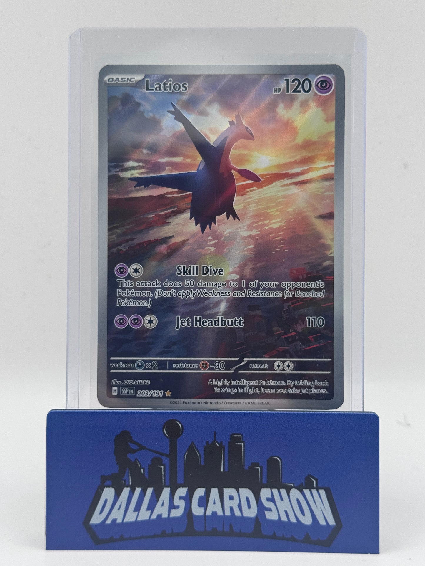 2024 Pokemon - Latios (Illustration Rare) - 203/191 Surging Sparks NM