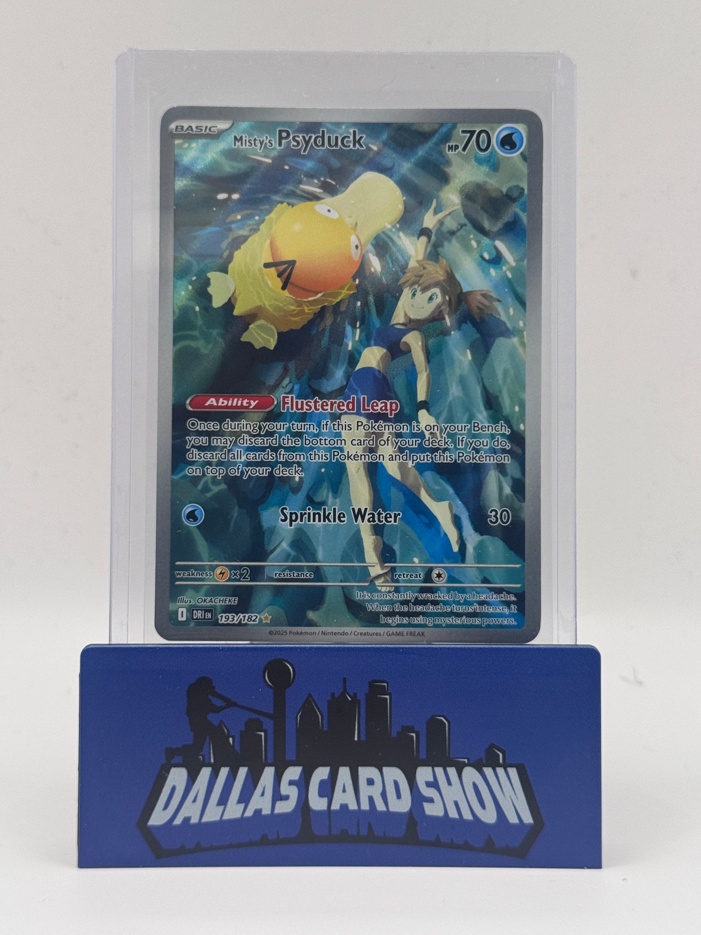 2025 Pokemon - Misty's Psyduck (Illustration Rare) - 193/182 Destined Rivals NM
