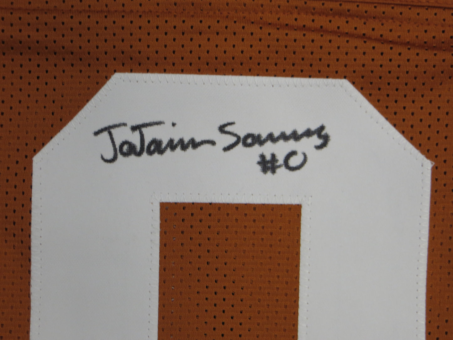 Ja'Tavion Sanders TEXAS LONGHORNS SIGNED JERSEY BAS COA