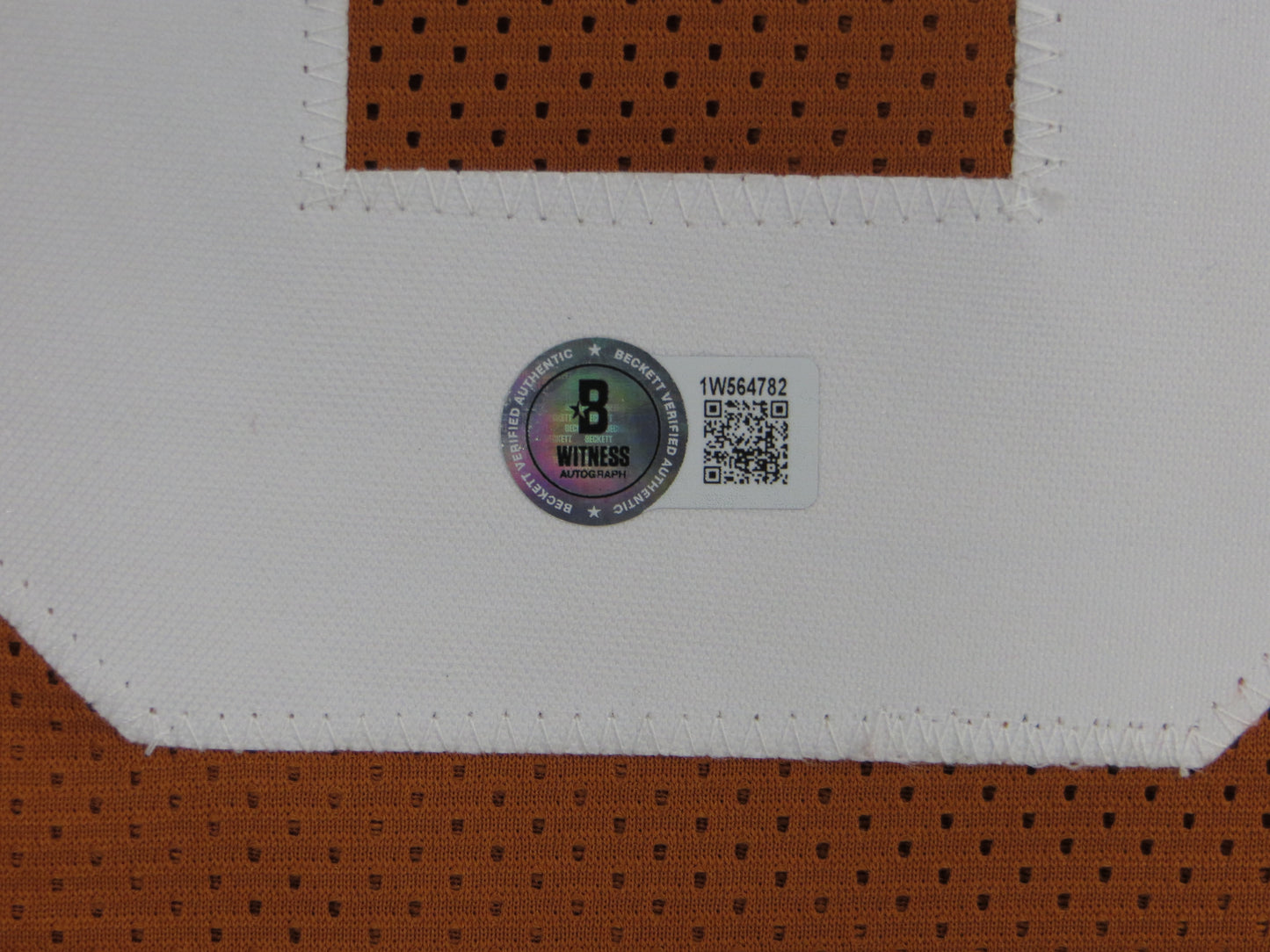 Ja'Tavion Sanders TEXAS LONGHORNS SIGNED JERSEY BAS COA