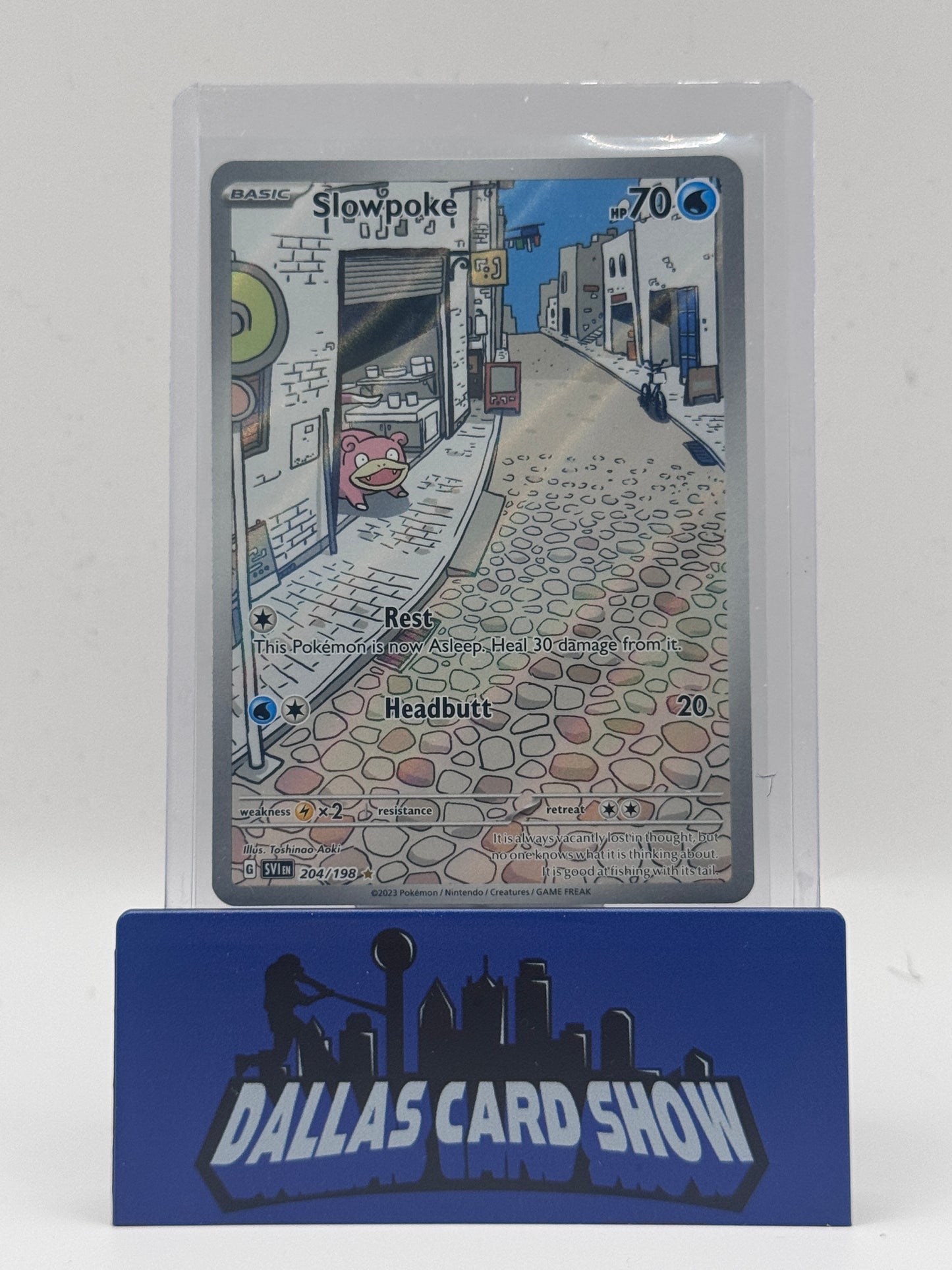 2023 Pokemon - Slowpoke (Illustration Rare) - 204/198 Scarlet & Violet Base Set NM