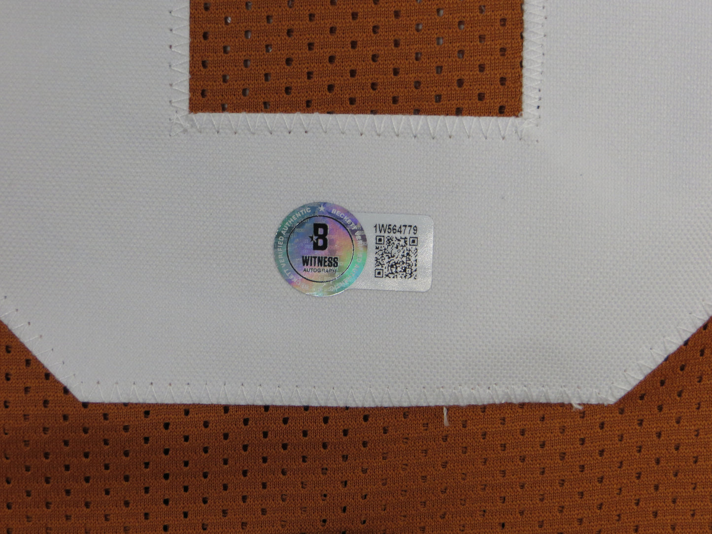 Ja'Tavion Sanders TEXAS LONGHORNS SIGNED JERSEY BAS COA