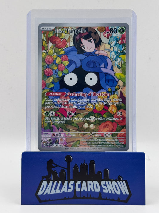 2026 Pokemon - Erika's Tangela (Illustration Rare) - 218/217 Ascended Heroes NM