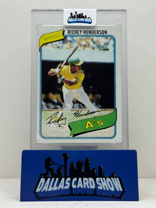 1980 Topps #482 Rickey Henderson Rookie RC