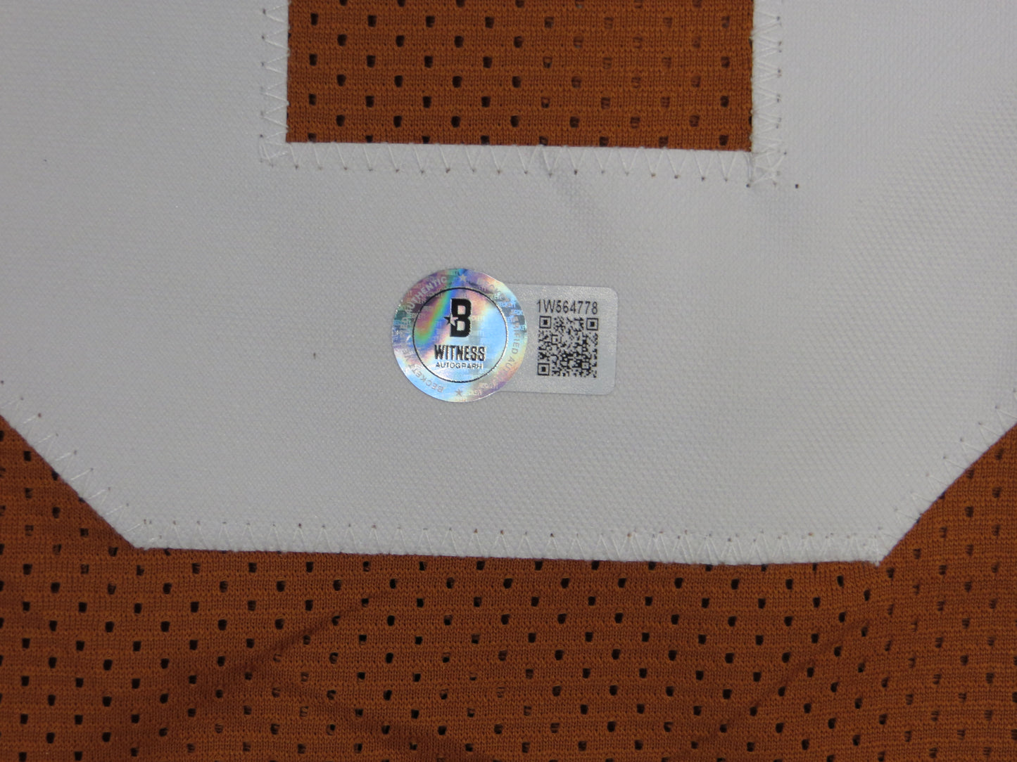 Ja'Tavion Sanders TEXAS LONGHORNS SIGNED JERSEY BAS COA