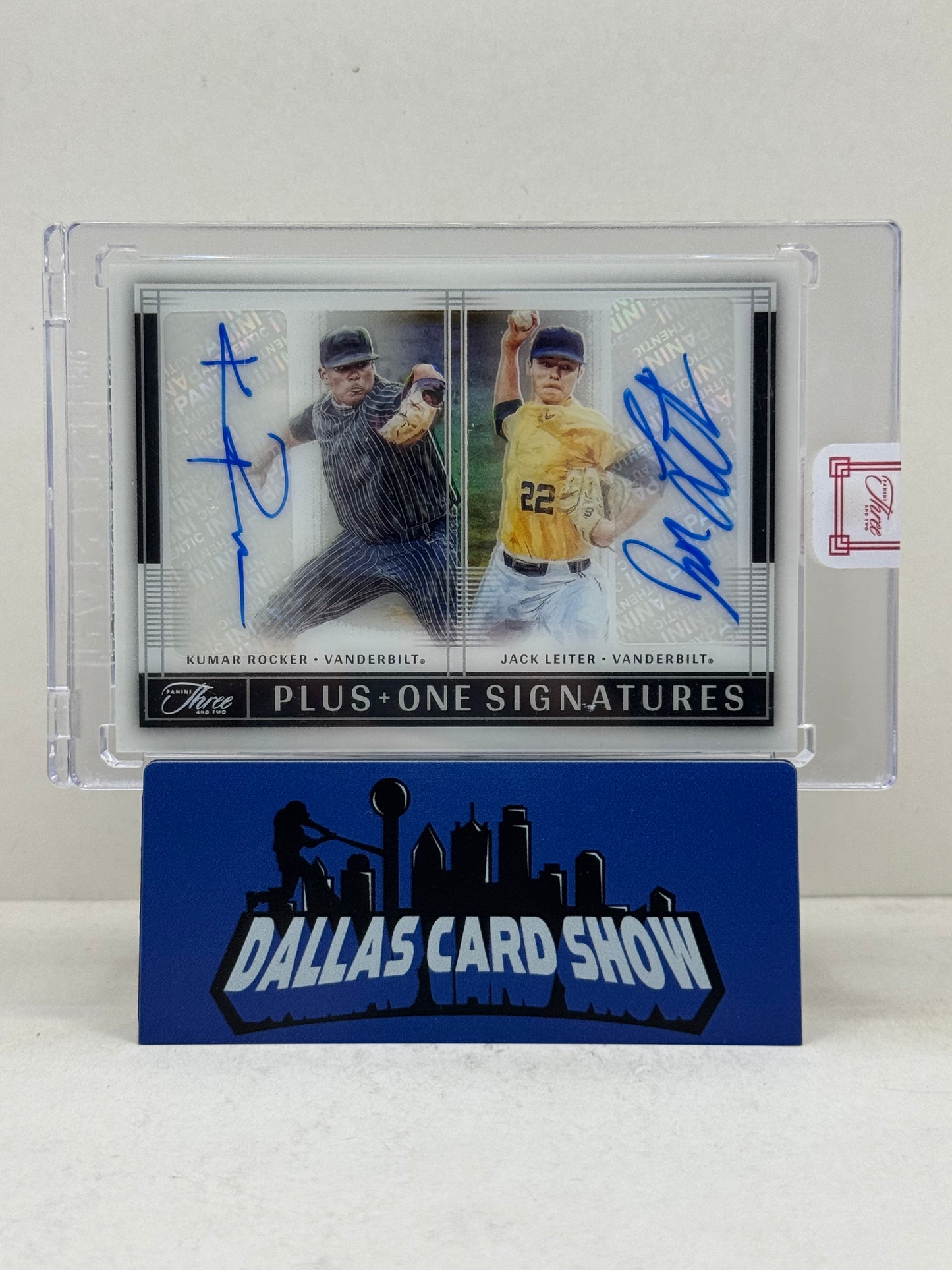 2022 Panini Three and Two Jack Leiter,Kumar Rocker Plus+ One Signatures /25