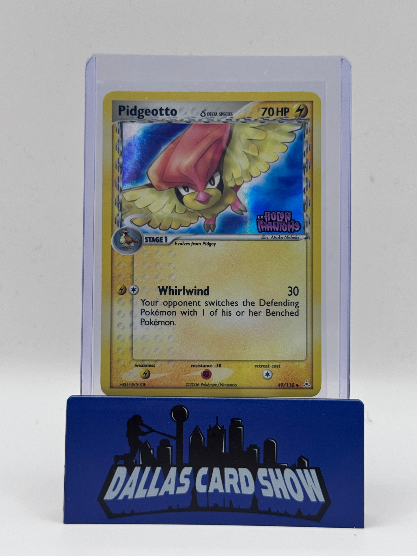 2006 Pokemon - Pidgeotto Delta Species (Reverse Holo) - 49/110 EX Holon Phantoms LP