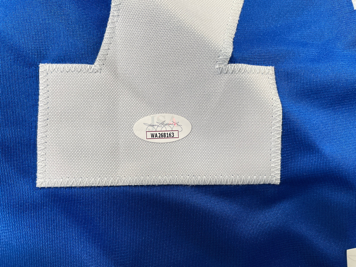 BOB LILLY DALLAS COWBOYS SIGNED Rookie Year JERSEY w/HOF80 TCU JSA