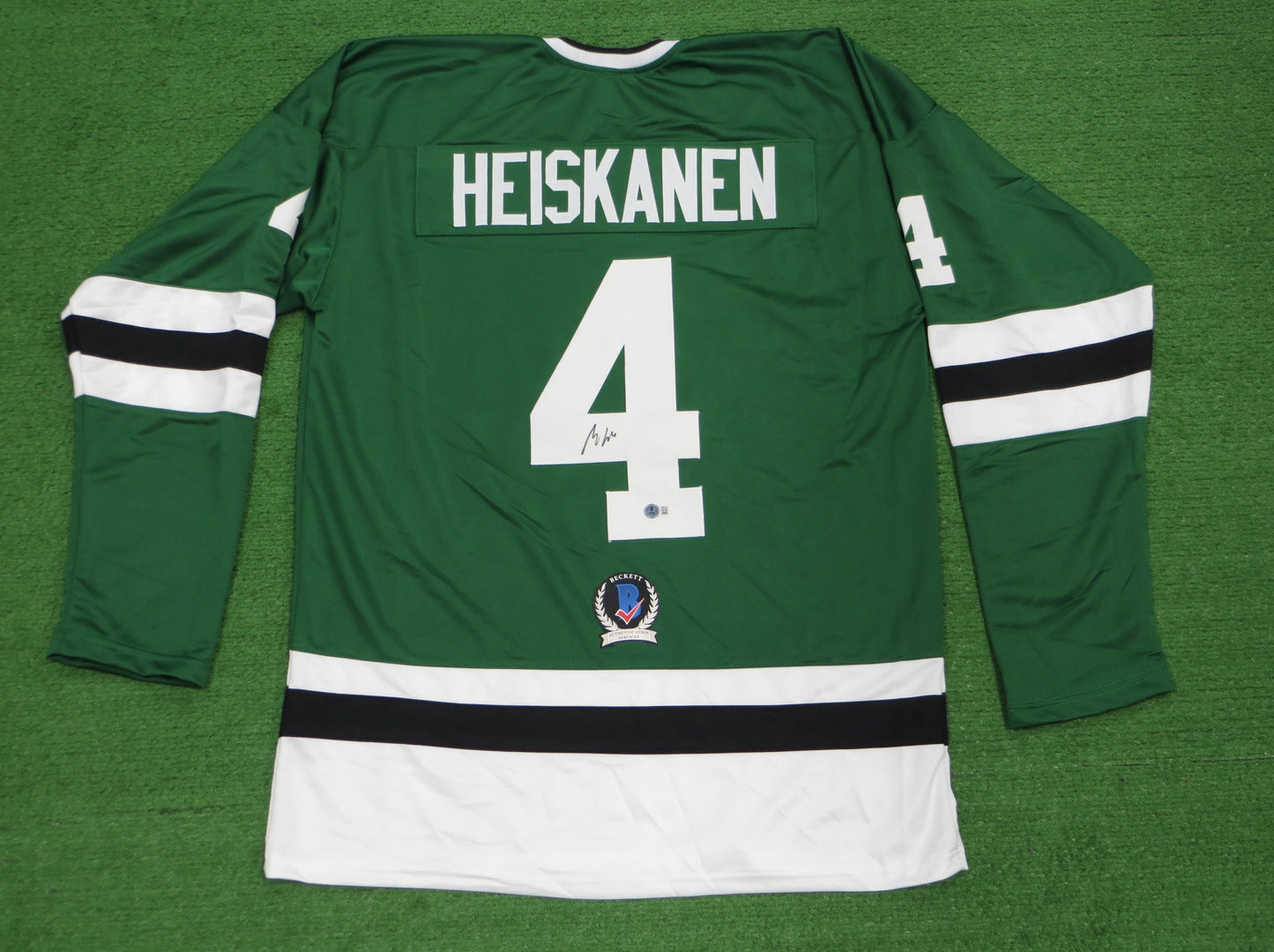 MIRO HEISKANEN DALLAS STARS SIGNED HOCKEY JERSEY BAS COA