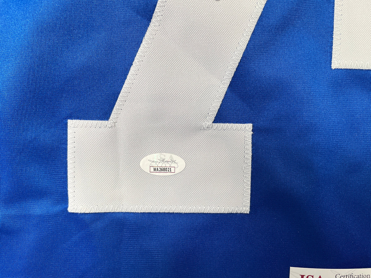 BOB LILLY DALLAS COWBOYS SIGNED Rookie Year JERSEY w/HOF80 TCU JSA