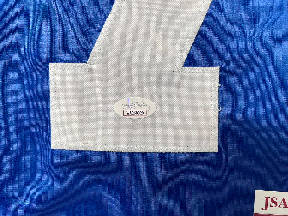 BOB LILLY DALLAS COWBOYS SIGNED Rookie Year JERSEY w/HOF80 TCU JSA