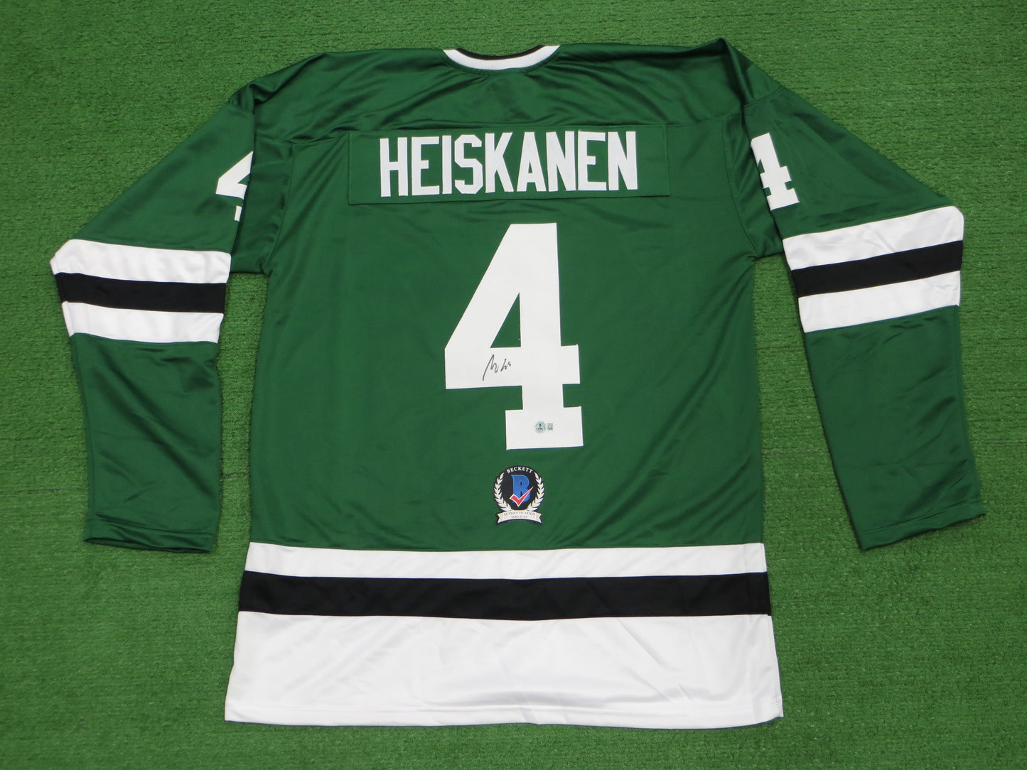MIRO HEISKANEN DALLAS STARS SIGNED HOCKEY JERSEY BAS COA