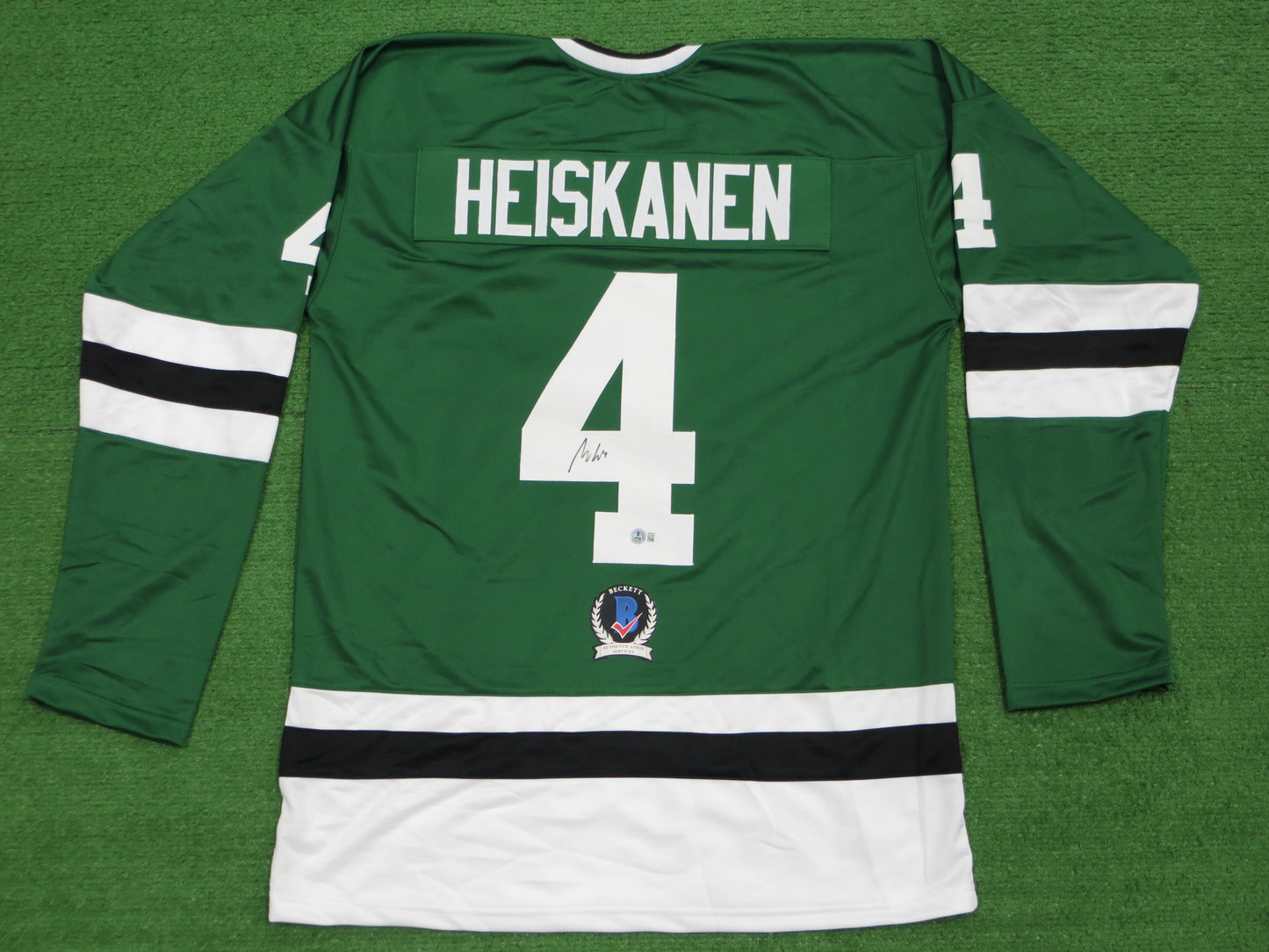 MIRO HEISKANEN DALLAS STARS SIGNED HOCKEY JERSEY BAS COA