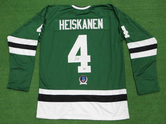 MIRO HEISKANEN DALLAS STARS SIGNED HOCKEY JERSEY BAS COA