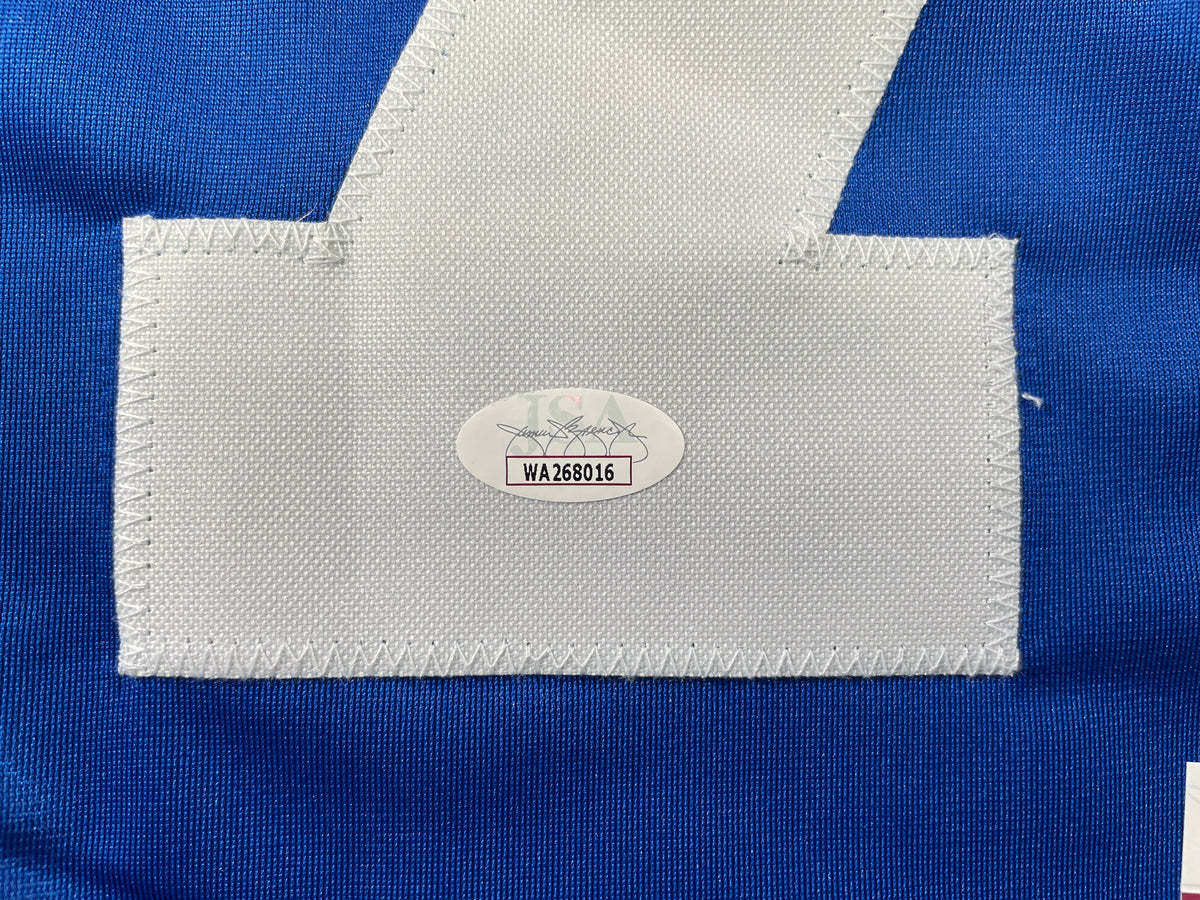 BOB LILLY DALLAS COWBOYS SIGNED Rookie Year JERSEY w/HOF80 TCU JSA
