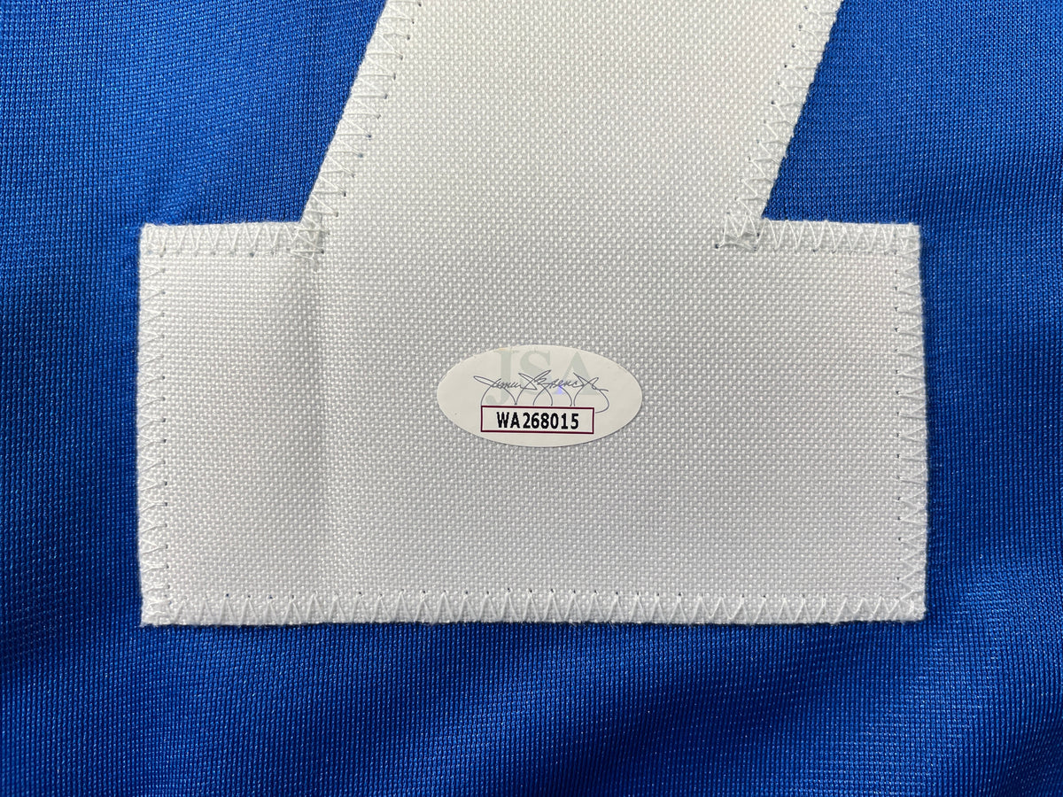 BOB LILLY DALLAS COWBOYS SIGNED Rookie Year JERSEY w/HOF80 TCU JSA