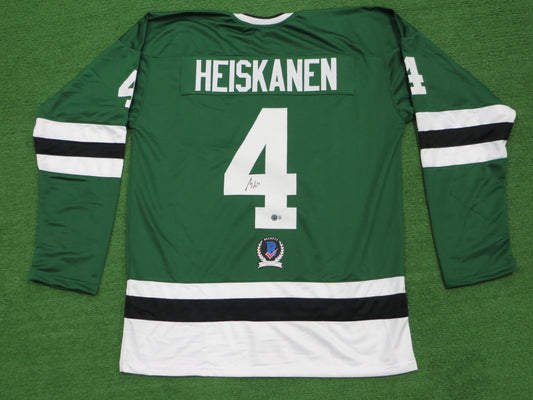 MIRO HEISKANEN DALLAS STARS SIGNED HOCKEY JERSEY BAS COA