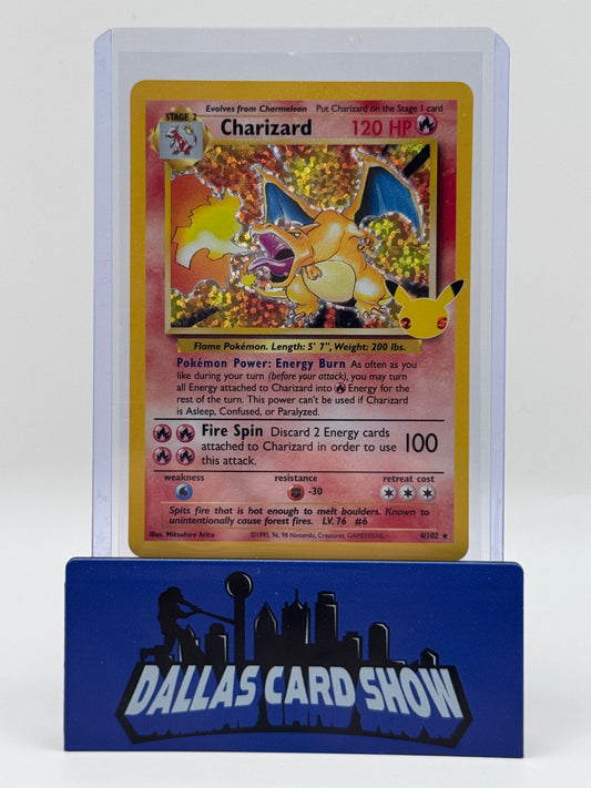 2021 Pokemon - Charizard (Holo) - 4/102 Celebrations NM