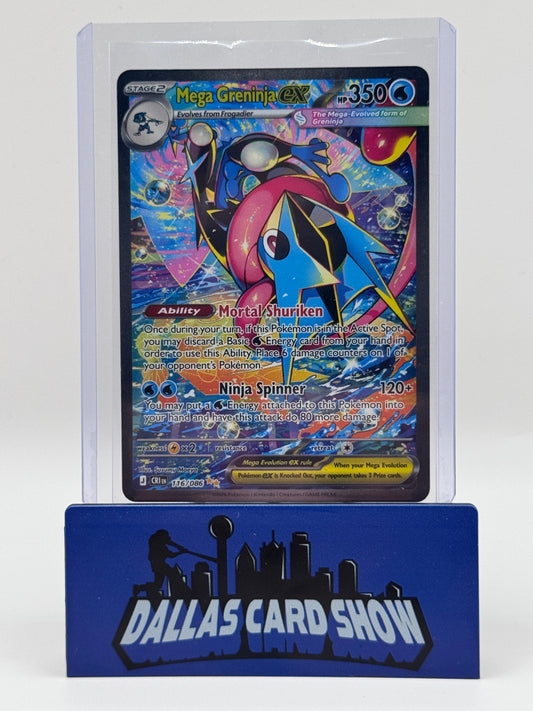 2026 Pokemon - Mega Greninja ex (SIR) - 116/086 Chaos Rising NM