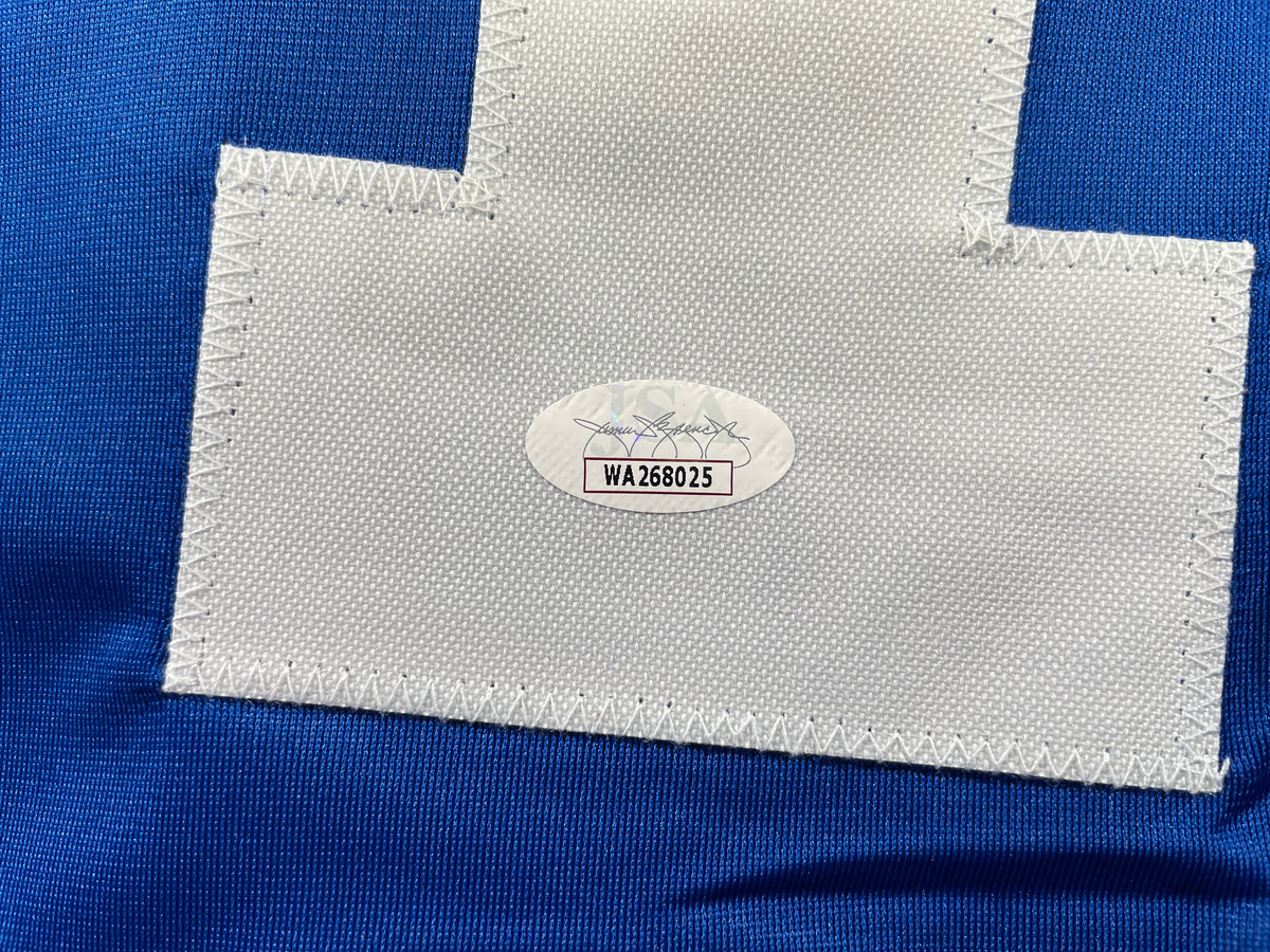 BOB LILLY DALLAS COWBOYS SIGNED Rookie Year JERSEY w/HOF80 TCU JSA