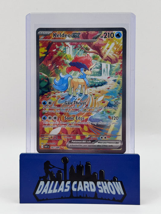 2025 Pokemon - Keldeo ex (SIR) - 167/086 White Flare NM