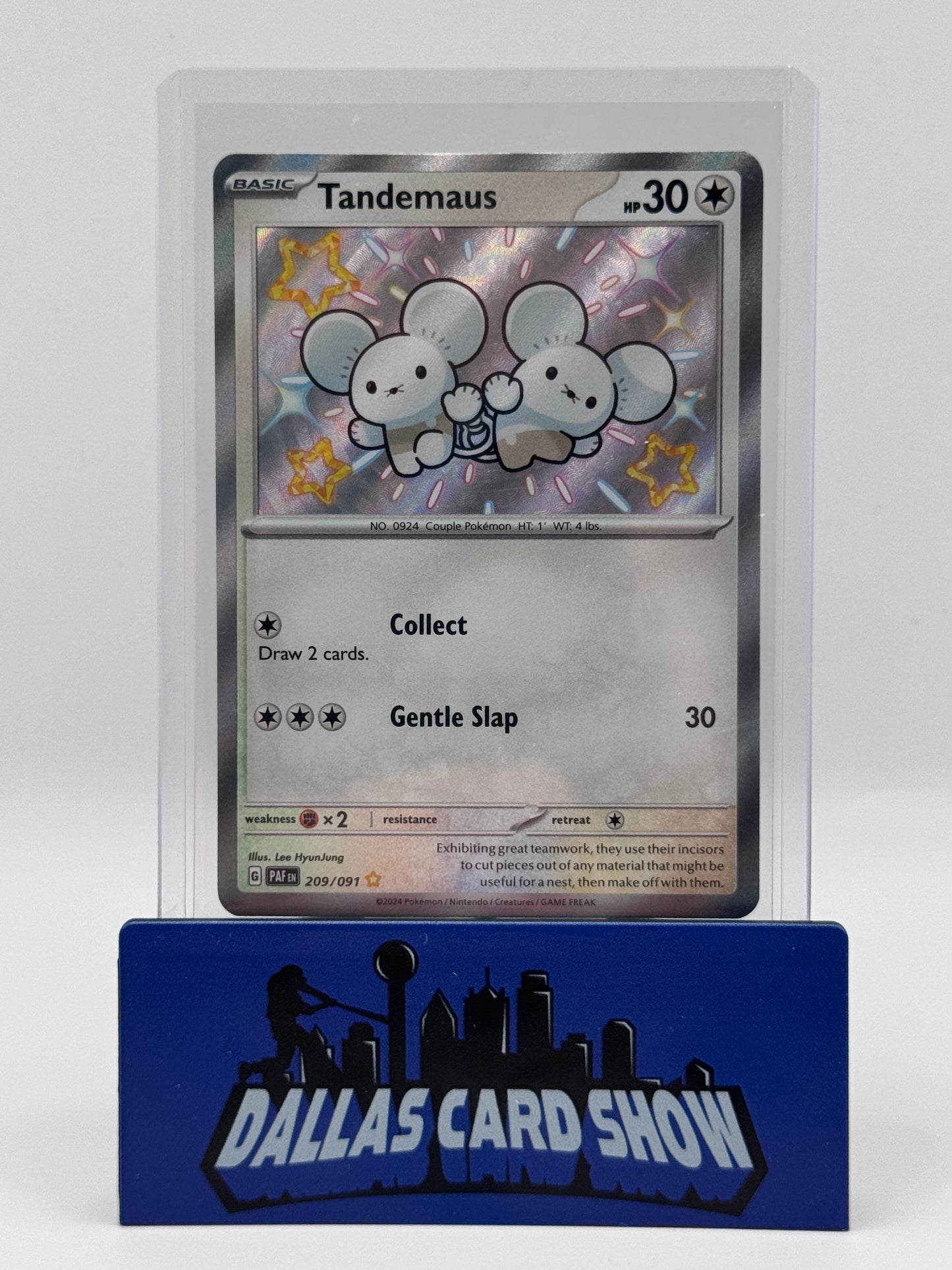 2024 Pokemon - Tandemaus (Shiny) - 209/091 Paldean Fates NM