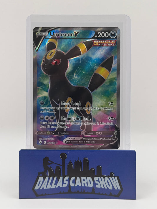 2021 Pokemon - Umbreon V (Full Art) - 188/203 Evolving Skies NM