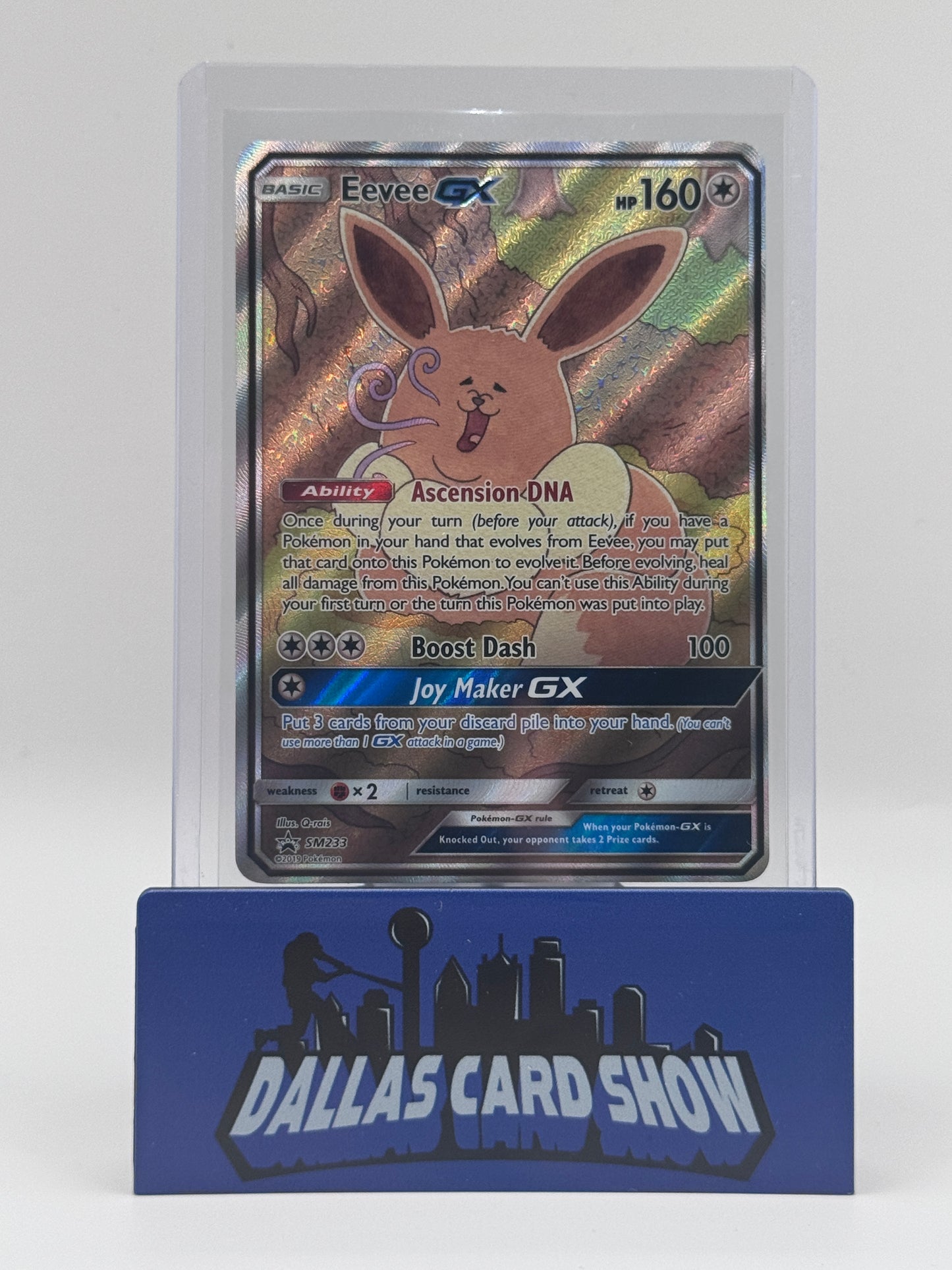 2019 Pokemon - Eevee GX (Alt Art Promos) - SM233 STINKY EEVEE NM