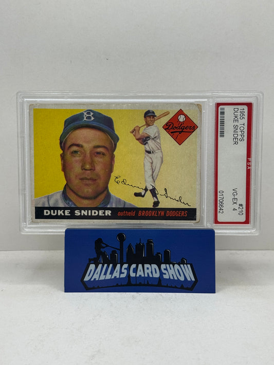 1955 Topps #210 Duke Snider PSA 4