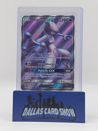 2017 Pokemon - Mewtwo GX (Full Art) - 72/73 Shining Legends NM